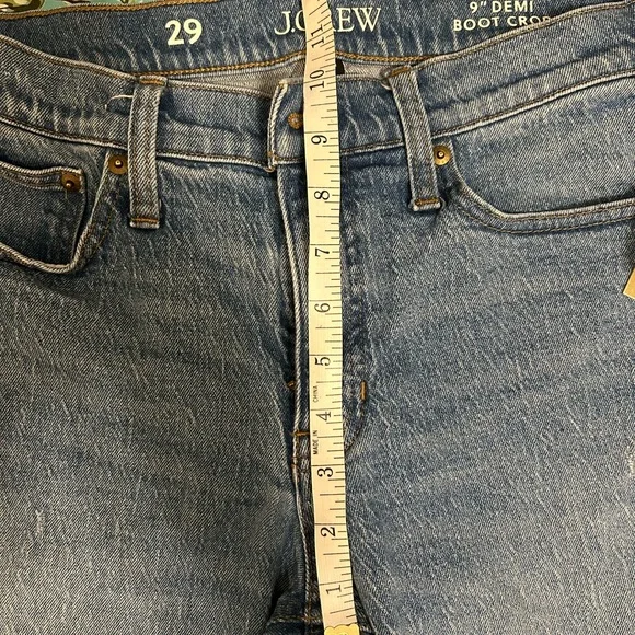 J. Crew Demi Boot Crop Jeans Size 29 - Picture 6 of 8